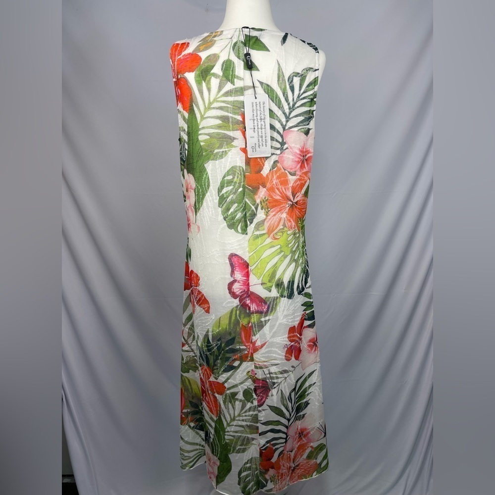 Cativa Exotic print sleeveless dress women’s size M - Picture 4 of 16
